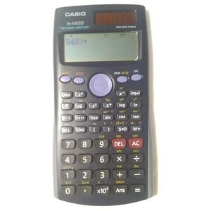 Scientific Calculator Casio FX-300ES Natural Display Works Solar and Battery Pwr